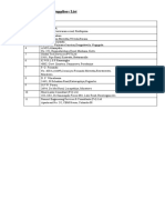 Engineering survey suppliers list