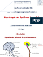 Physiologie Des Systèmes Sensoriels 2022