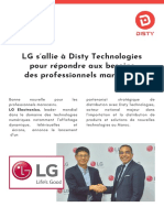 Disty Technologies New Partner LG