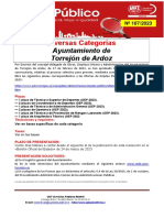 Boletin Diario de Empleo Publico (24 de Marzo de 2023)