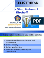 Hukum Ohm, Hukum Kirchoff 1 Dan Perhitungannya