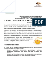 17 Fiche Master Economie Applique Specialite Statistique Pour L Evaluation Et La Prospective 1 1 PDF