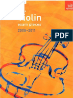 Exam Pieces Grade 1 2008 11 Violin Part
