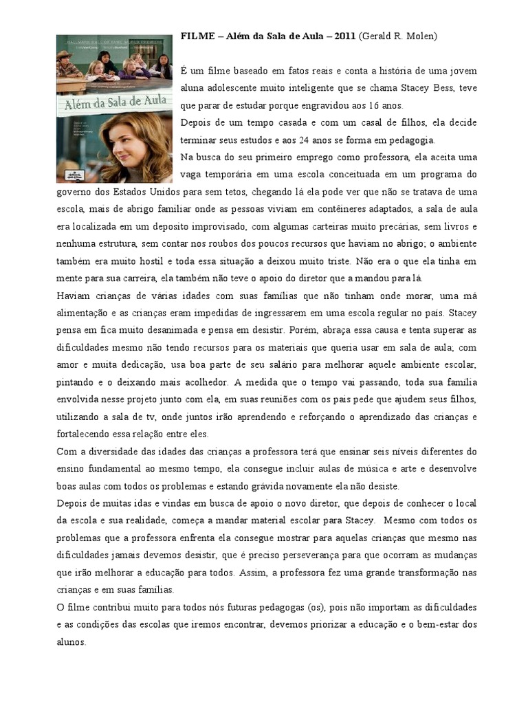 Resumo do filme 