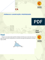 Classificação e propriedades de triângulos