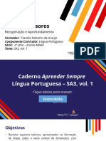 Formação para Professores: Recuperação e Aprofundamento