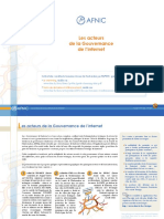 Les Acteurs de La Gouvernance de Linternet PDF