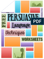 FREEPersuasiveLanguageWorksheets 1 PDF
