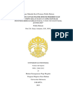 Yustian Adi Saputro - Tugas Makalah Kecil Pertama - Politik Hukum PDF