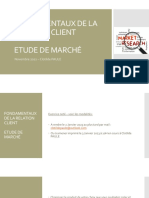 Devoir Fondamentaux de La Relation Client - Étude de Marché PDF