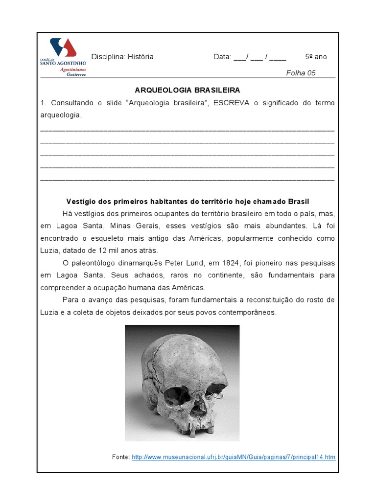HT Atividade 05 - Arqueologia Brasileira REVISADO | PDF | Agricultura