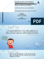 Desarrollo del lenguaje en niños bilingües