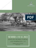 Memoria Anual Junta de Vecinos Portal Los Domínicos Las Condes