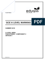 2019 A Level Component 2 (A670U20) MS