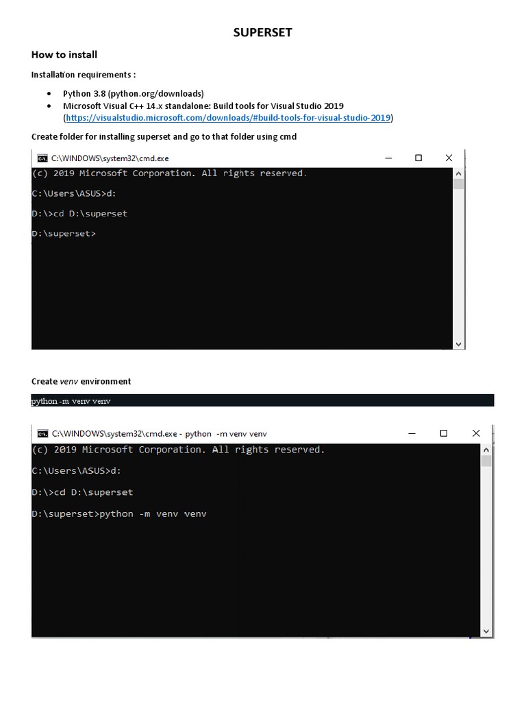 Installing Apache Superset on Ubuntu | PDF