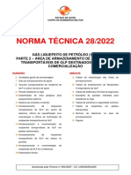 NT-28 2022 - Gas Liquefeito de Petroleo - Parte 2 - Armazenamento de Recipiente Transportavel