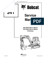 Bobcat 337 - 341 Service Manual