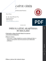 Psikolojiye Giris Hafta 2 - Ders Icerigi 9 3 2021 PDF PPTX PDF