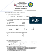 Diagnostic Test MAPEH4