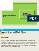 Lesson 2 Types of Drugs and Their Effects