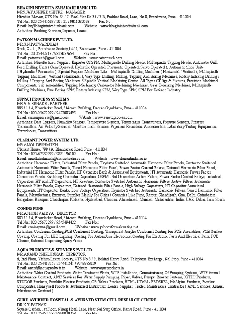 Bhandarkar Road Offices PDF Capacitor Drilling