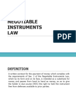 PRTC Negotiable Instruments