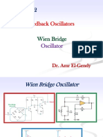 Wien Bridge Oscillator