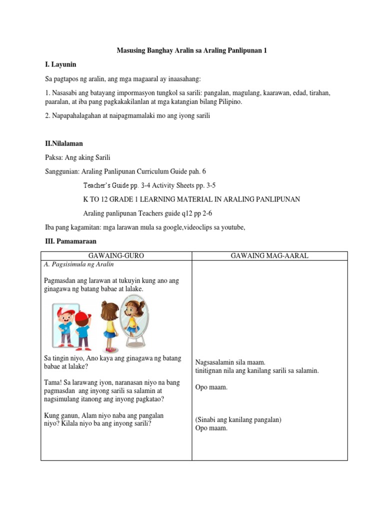 Sample AP Lesson Plan Primary Grade | PDF