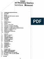 Boat Reversing Marinegear-SCG025-Servicemanual-Original