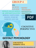 COGNITIVE PERSPECTIVE Group 4 Reporting 1