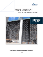 METHOD STATEMENT-RL48 Shoring Formwork PDF