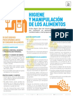 Ficha Higiene y Manipulacion PDF