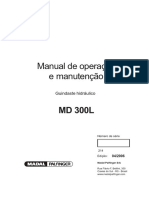 Guindaste hidráulico MD 300L manual de operação e manutenção