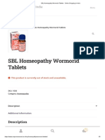 Wormorid TabletsSBL Homeopathy Wormorid Tablets - Online Shopping in India