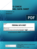 How To Check PDS PDF