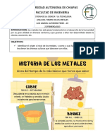 Linea Del Tiempo DE LOS METALES