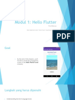 Slideshow Modul 1 - Hello Flutter