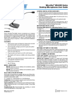 Shure mx400d Manual de Usuario