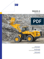 WheelLoader - WA600 8 - Full - Brochure - English - EN WA600 8 BR01 0922 V1 PDF
