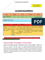 EVALUACION DIAGNOSTICA - CyT 2° PDF