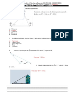 Avaliação de Matemática e Ciências - Ensino Médio