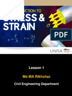 Lesson 1 Stress and Strain Presentation
