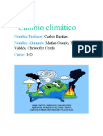 Cambio Climáticor