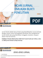 Mencari Jurnal Menemukan Bukti Penelitian