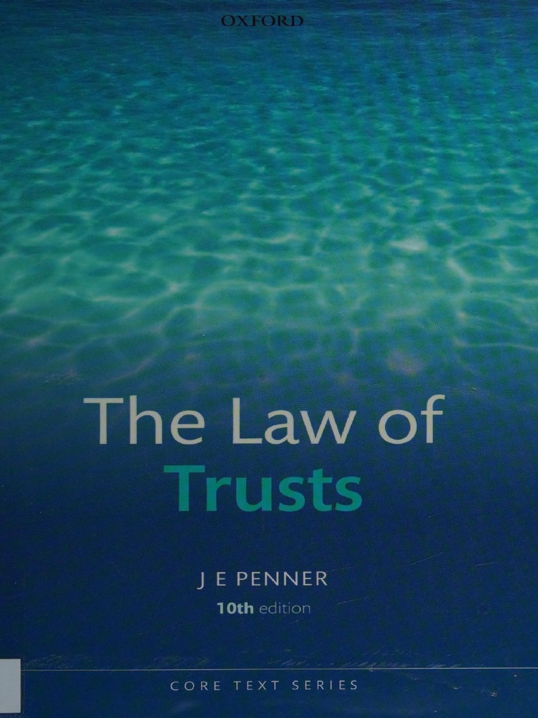 The Law of Trusts PDF PDF English Trust Law Trust Law