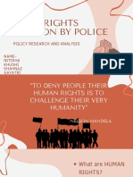 Police Violations of Human Rights