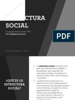 Estructura social: roles, estatus, grupos e instituciones