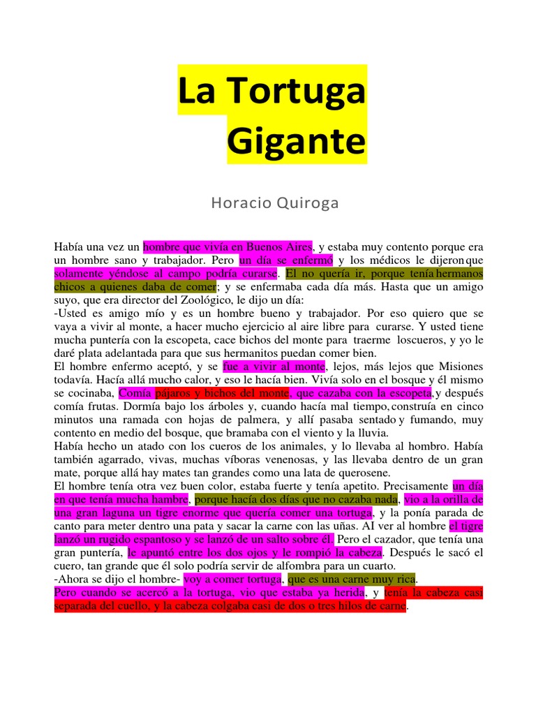 Tortuga Gigante | PDF