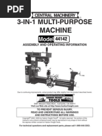 Download Central Machinery Multi Purpose Machine Model 44142 by G309 SN63343007 doc pdf