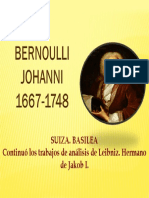 BERNOULLI JOHANNI Biografia